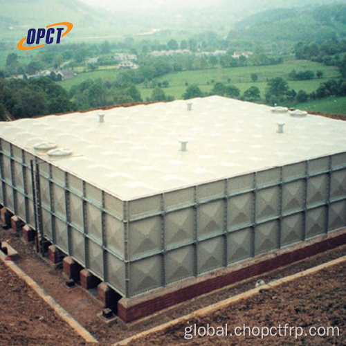 Galvanized Water Tank 500 cubic meter pressed steel water tank,sus304 inox metal water tank with steel frame Factory